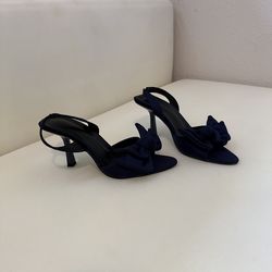 Navy Blue Dark Blue Heels