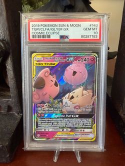 *SOLD 2019 Pokemon Sun and Moon Cosmic Eclipse #143 PSA 10