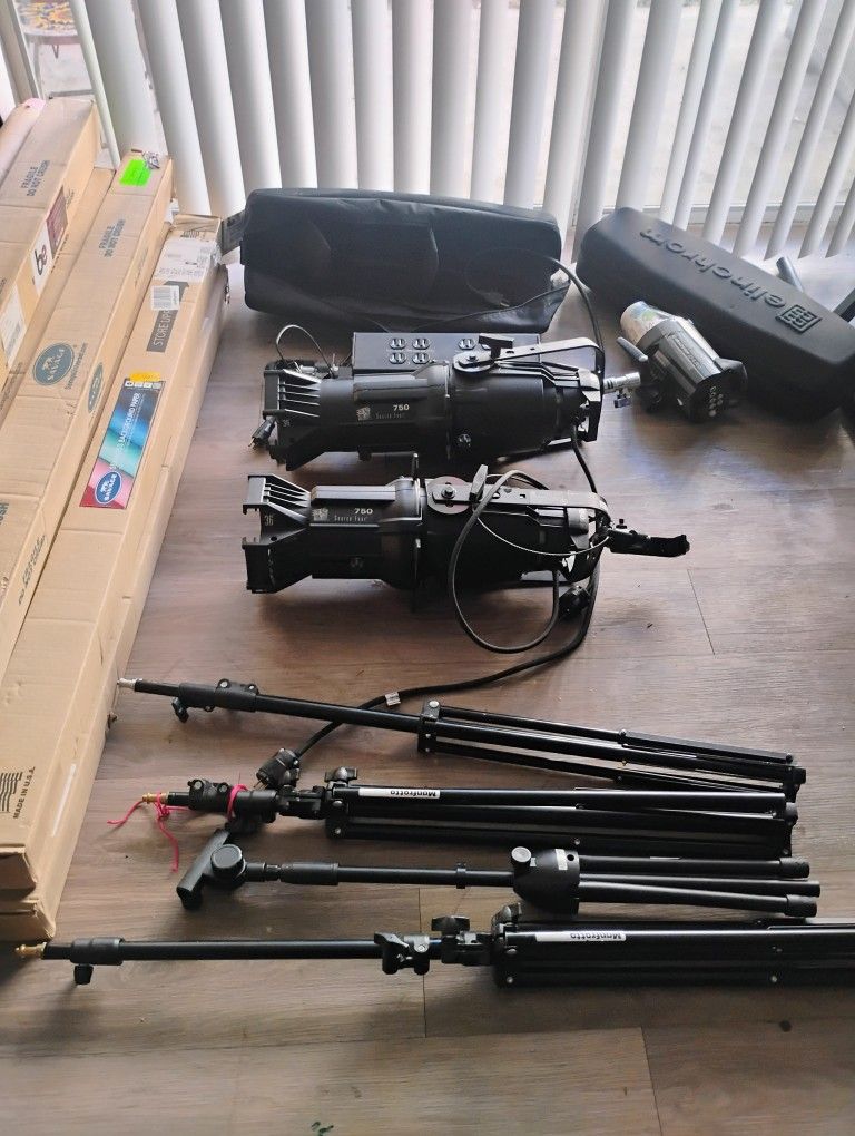 Photography Lighting Equipment and Backgrounds