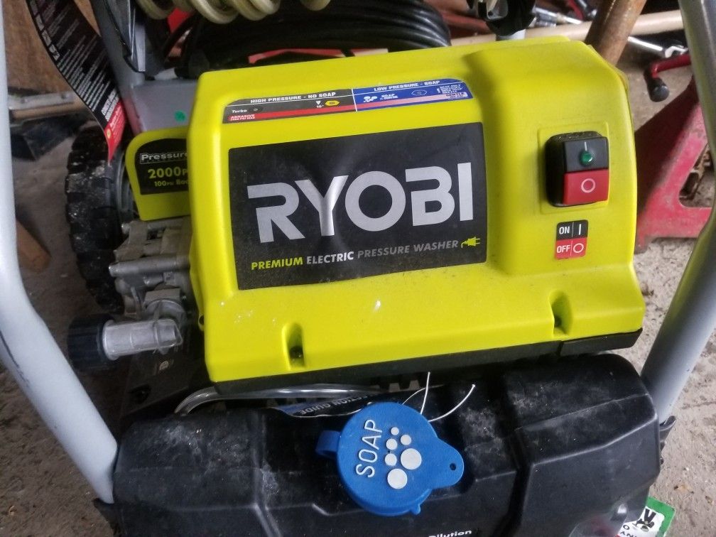 Ryobi 2000psi electric pressure Washer