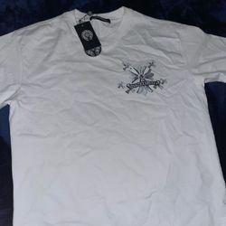White Chrome Heart T-shirt