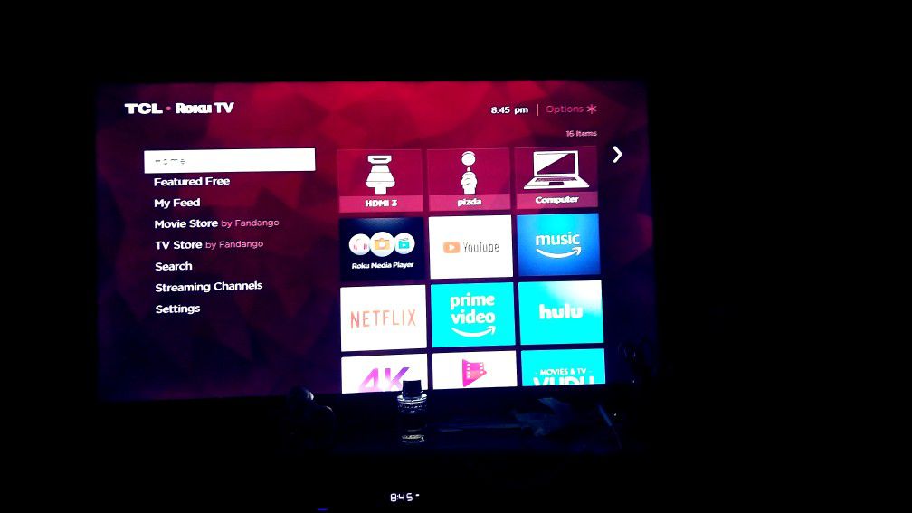 TCL 55 inch TV with built in Roku