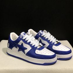 Blue Bape Sneakers
