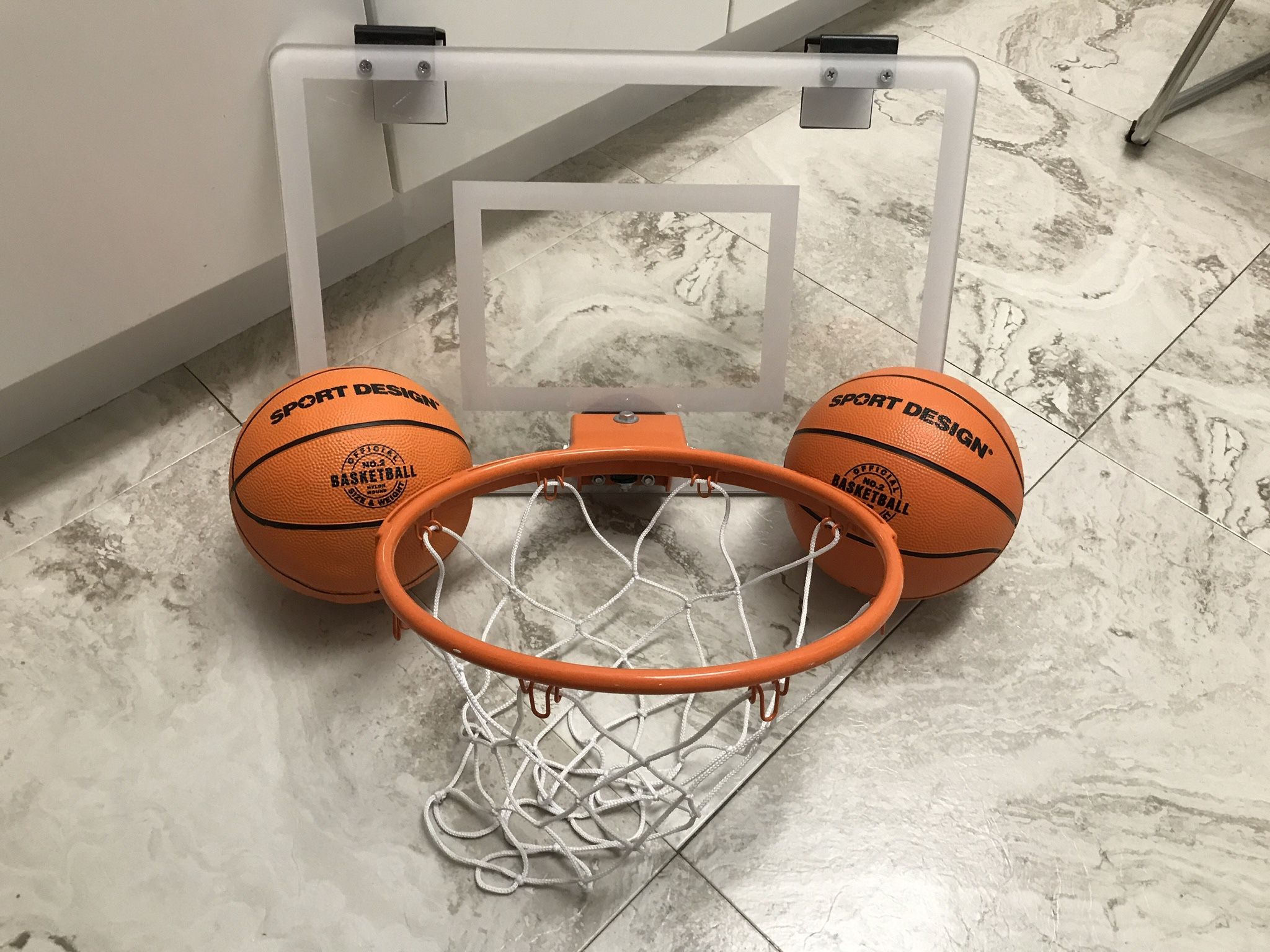 New Mini Basketball Hoop with 2 Balls Dunkable   Toys Nike Adidas Hoodie Sneakers Jordans Shirt Jerseys Pants   Pick Up 61st and 1st  UES. Can Deliver