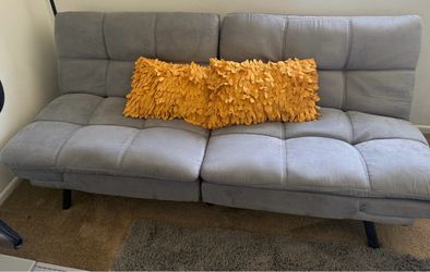 Memory Foam Sofa Bed Couch Sleeper Convertible Foldable Loveseat Full Size.