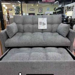 Cotswold Tufted Cushion Sleeper Sofa Bed BrownFinancing and Delivery Options Available