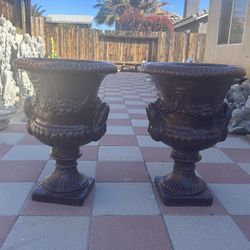 New Flower Pots Made Out Of Cement 