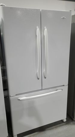 Maytag 3 Door White Refrigerator
