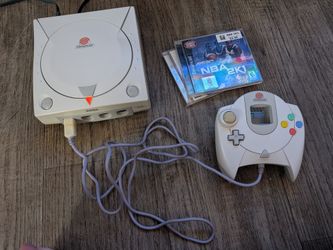 Sega Dreamcast /w VMU and Games