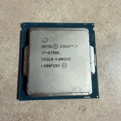Intel i7-6700k cpu