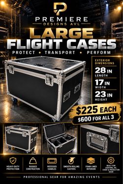 Large Heavy-Duty Flight Cases