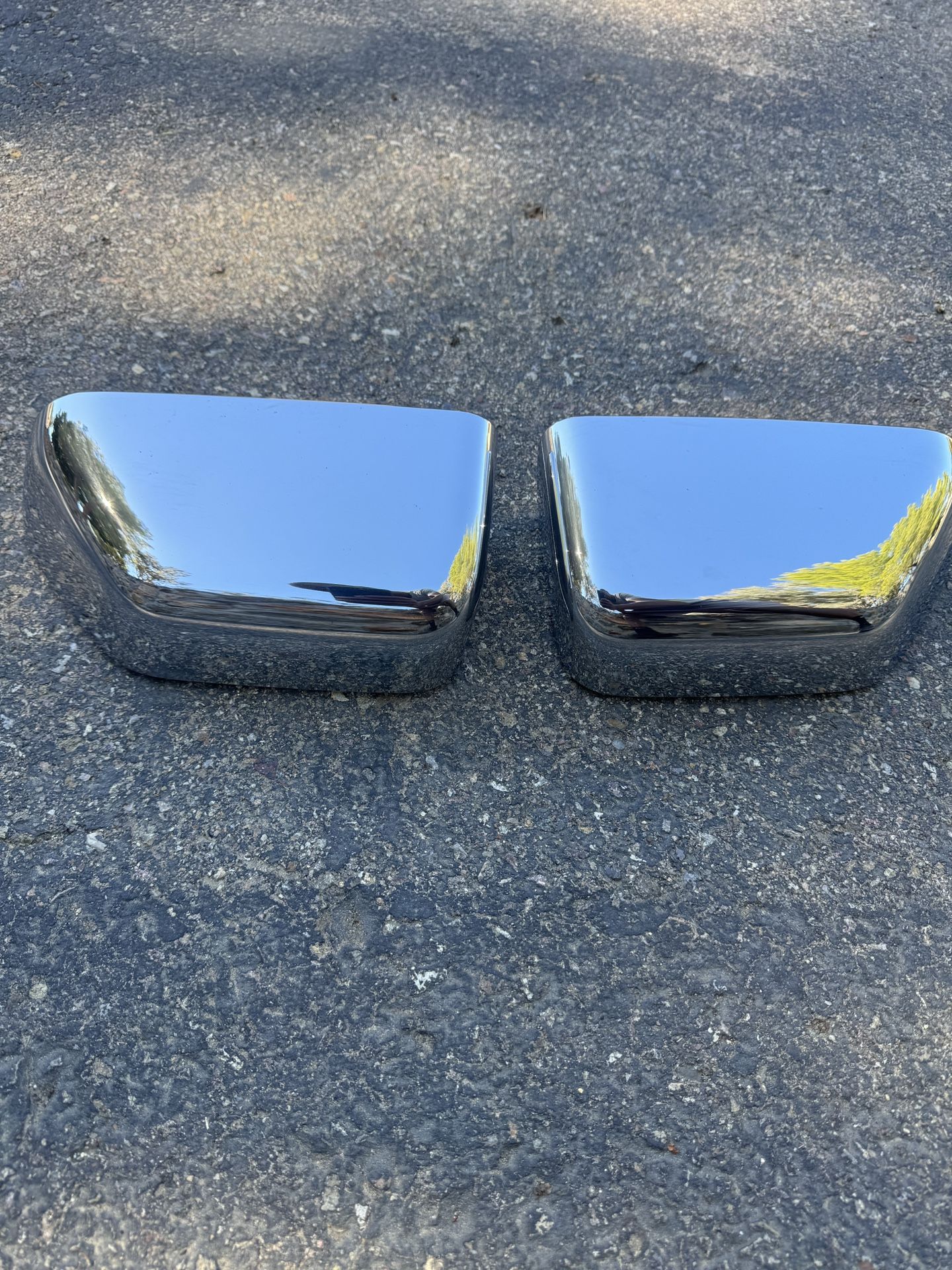 F250 OEM Chrome Mirror Caps **LIKE NEW**