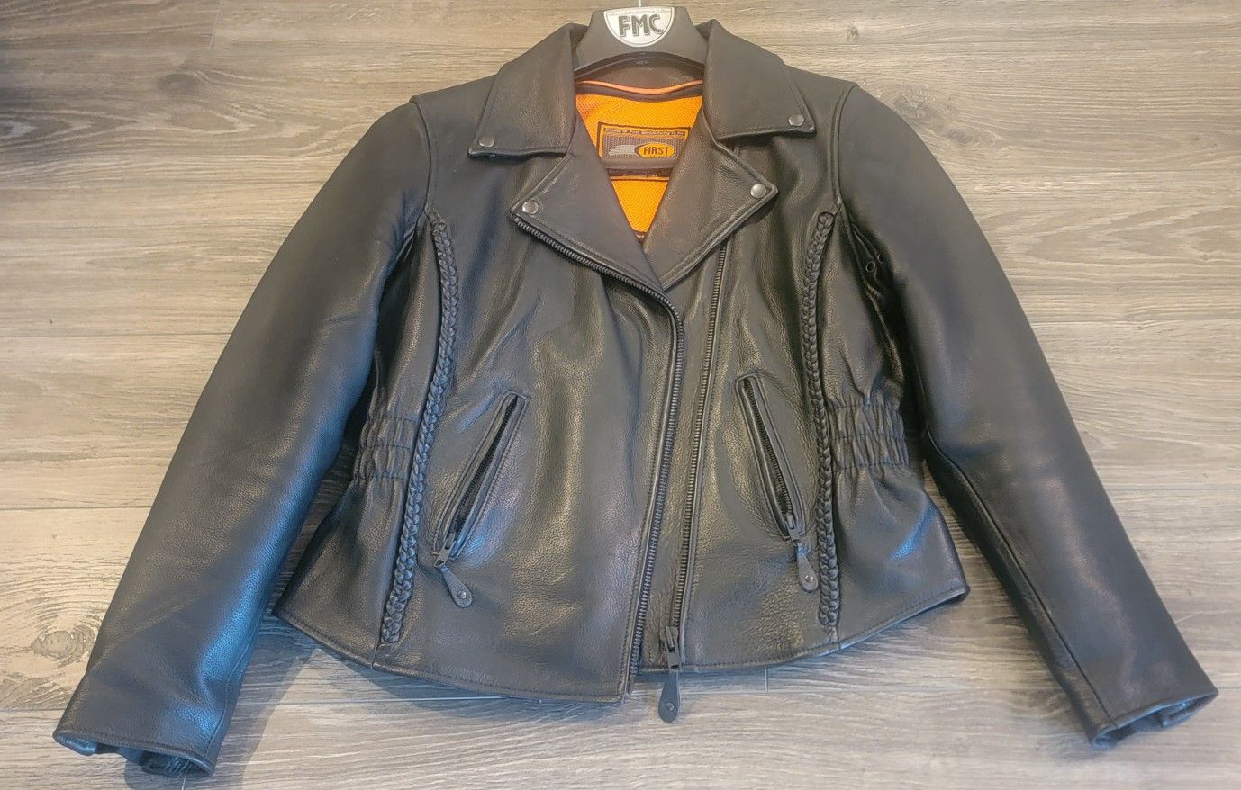 Women's Leather Motorcycle Jacket
