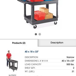 ULINE Utility Cart 