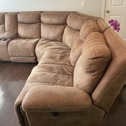 beautiful brown sofa
