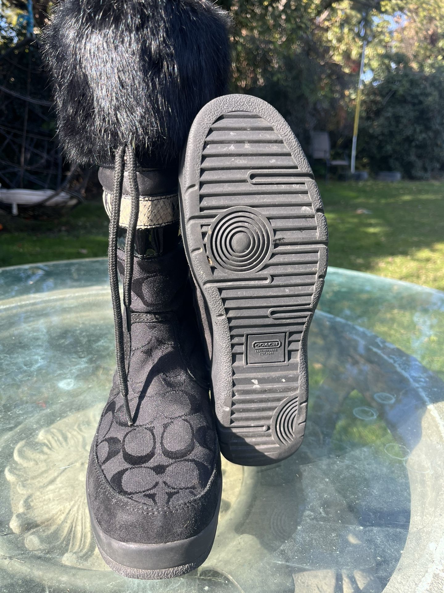 Coach Lorna Black Boot