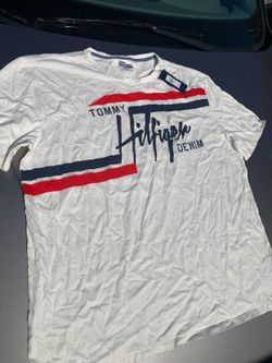 White Tommy Hilfiger Denim Shirt