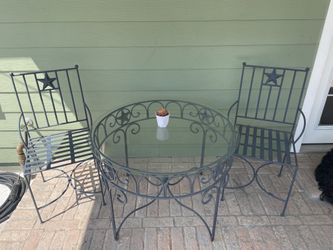 Iron Patio table