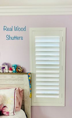 Window Shutters (FREE ESTIMATES & SAME DAY PRICING)- Wood, Plantation, Custom, Interior, Treatments, Coverings. Persianas de Madera. Se Habla Espanol.