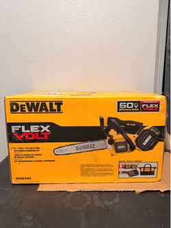 New Dewalt Flexvolt 60V Max 14in Top Handle Chainsaw kit
