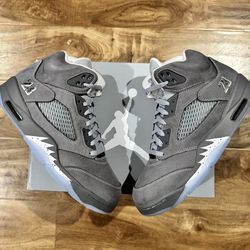 Air Jordan 5 Retro Wolf Grey Sz 9.5/10