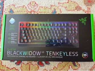 Razer BlackWidow V3 TKL Mechanical Gaming Keyboard - Like New, Barely Used