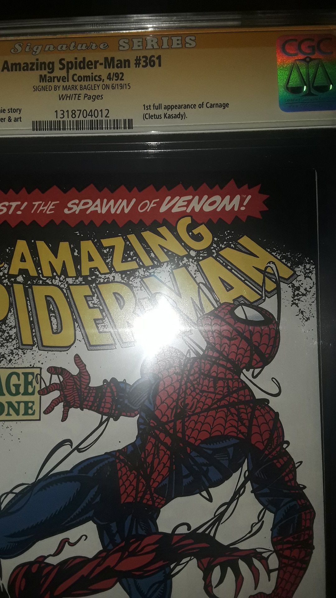 Amazing Spider-Man 361 - First Appearance of Carnage (from Venom 2) HOT  Comic