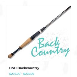 H n H  Back Country Baitcast Rod.