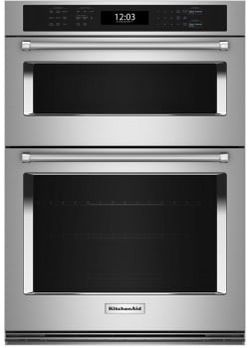 KitchenAid 30" Stainless Steel Combination Microwave Electric Wall Oven New