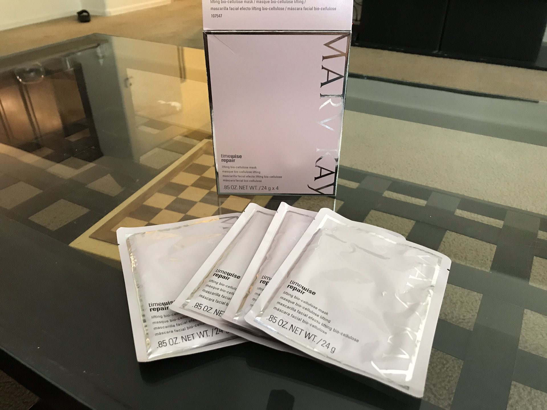 Mary Kay Biocellulose Anti Aging Face Mask set of 4