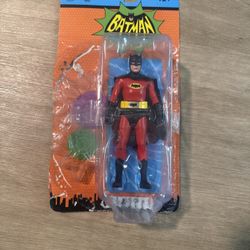 2024 McFarlane DC Retro Batman 1966 Classic TV Series Red Suit Batman Figure