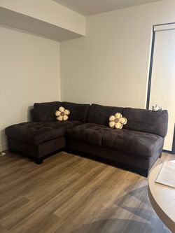 Dark Grey Couch w/ chase lounge