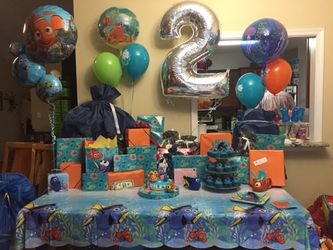 Finding Nemo/dory birthday party