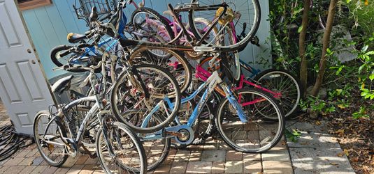 HUGE! LOT OF BICYCLES 🚲  ALL KINDS! Take All For Only $125! Daytona Beach