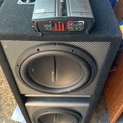 Subwoofer 12” And Amplifier 