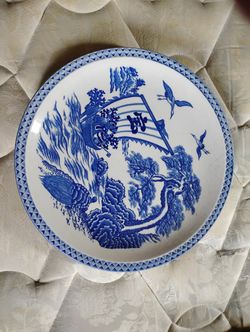 Large Japanese Platter With Stand