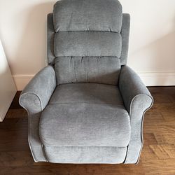 Langdale fabric rocker recliner (grey)