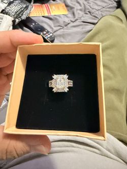 Moissanite ring