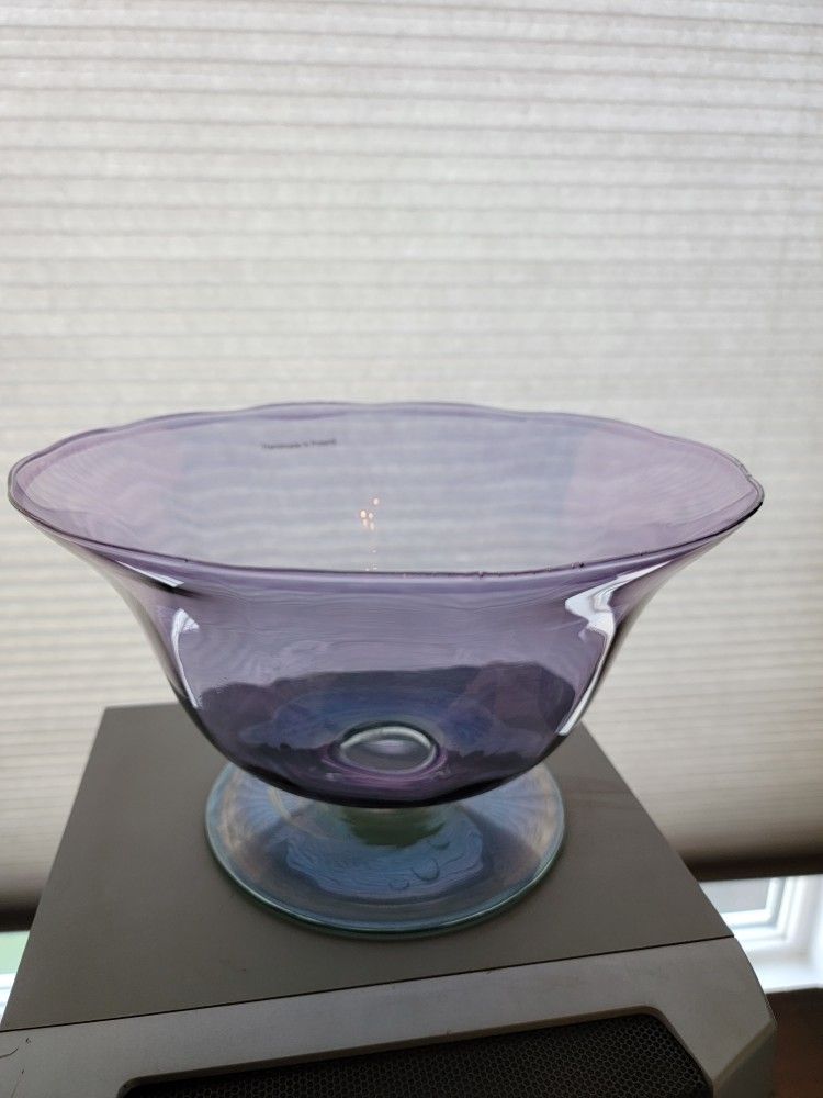 Purple And Blue Bowl