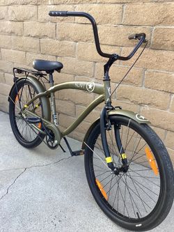 NIRVE KILROY CRUISER BIKE SINGLE SPEED ARMY GREEN
