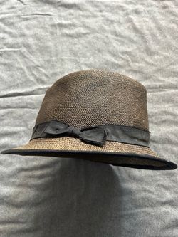 Rod Keenan black straw hat size S
