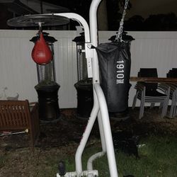 Punching Bag And Speed Bag Stand 