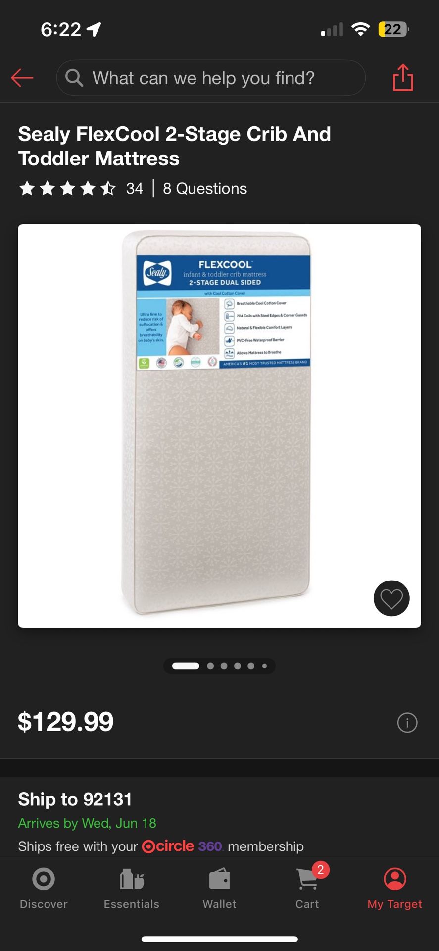 Brand New Crib Mattress