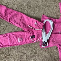 Fuji pink Jiu Jitsu Gi For Ages 3-4