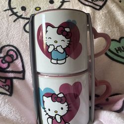 HELLO KITTY VALENTINES 2 Pc Mug Set 💝