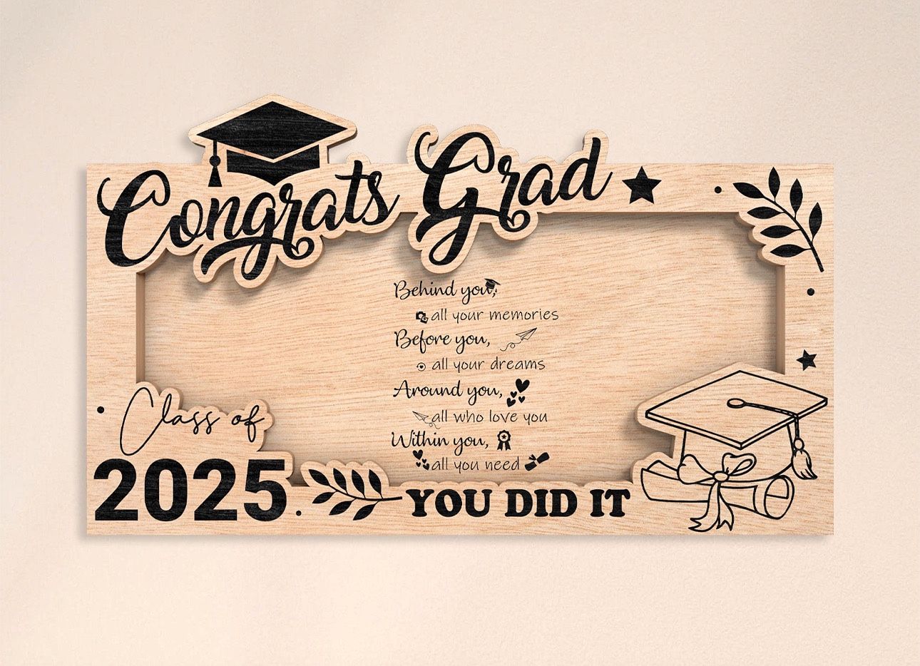 Wood money Holders for Your Graduate