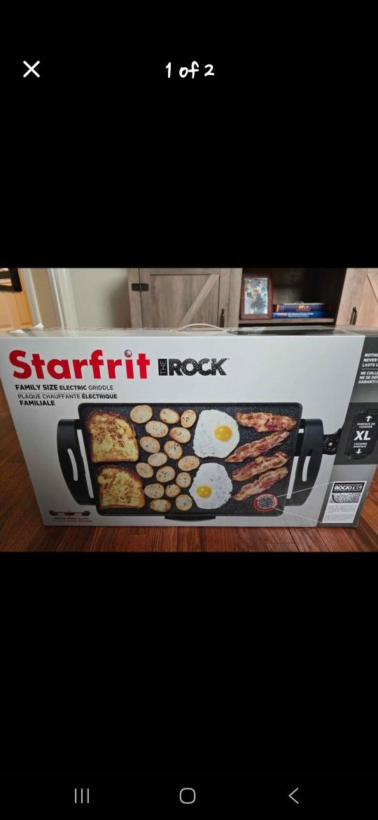 Starfrit THE ROCK 19x13 Family Electric Griddle