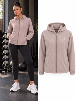 Adidas Women's Full-Zip Hooded Jacket