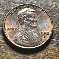 2/ Penny 1982 D 