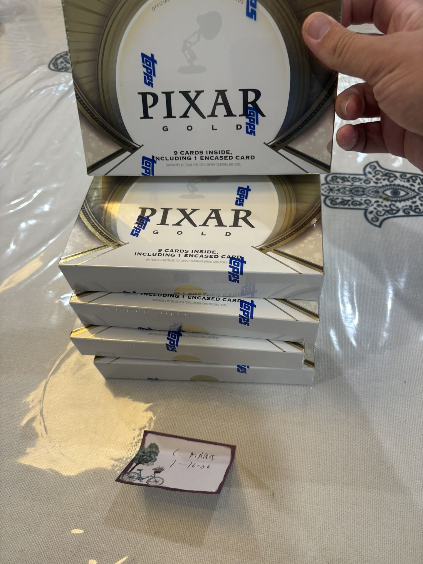 Topps Pixar Gold Sealed Hobby Boxes $499 Each Obo